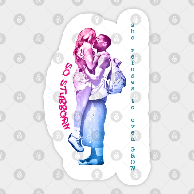 Stubborn Short Girls Sticker by By Diane Maclaine